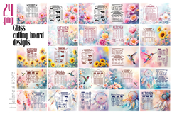 Flowers cutting board designs BUNDLE | Kitchen conversion Product Image 1