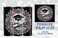 Class of 2024 Sublimation | Graduation tumbler wrap designs Product Image 1