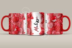 Valentine's day Mug Wrap, Add Your Own Name, 11 &amp; 15 Oz Mug Product Image 1