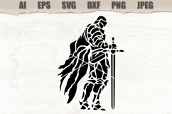 Stencil Knight Warrior Product Image 1