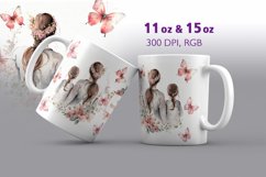 Mother's Day Watercolor Mug Wrap Sublimation Product Image 2