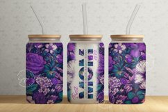 Mother&#039;s Day Floral Tumbler Wrap, 16 oz Libbey Glass Can Product Image 1