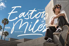 Easton Miles - Elegant Brush Script Font Product Image 1