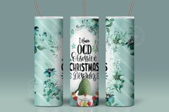 I Have OCD Obsessive Christmas Disorder Tumbler,Holiday art Product Image 1