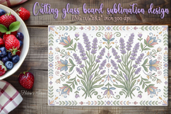 Pastel folk floral tiles kitchen sublimation designs BUNDLE Product Image 6