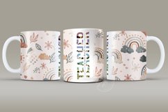 Teacher Mug Wrap PNG, 11 &amp; 15 Oz Mug Sublimation Wrap Product Image 1