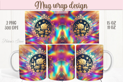 Happy Thanksgiving day mug wrap sublimation design png Product Image 1