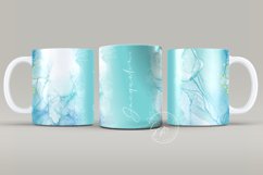 Marble Pattern Mug Sublimation Design, 11 &amp; 15 Oz Mug Design Product Image 1