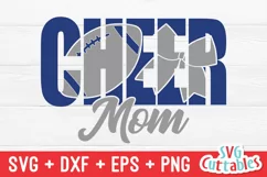 Cheer SVG | Football Cheer Mom | Shirt Design Product Image 2