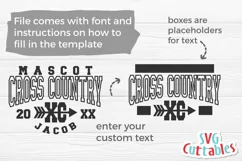 Cross Country SVG | Cross Country Template 001 | Shirt SVG Product Image 2