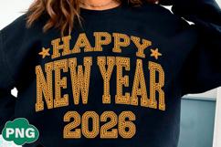 Faux Yarn Happy New Year 2026 Png Product Image 1