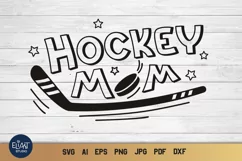 Mom SVG | Hockey Mom SVG | Hockey SVG Stick Product Image 2