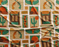 Retro Western Seamless Pattern, File for Fabric, Vinyl Print Product Image 2