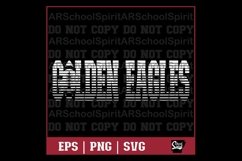 Golden Eagles Football Strikethrough Product Image 1