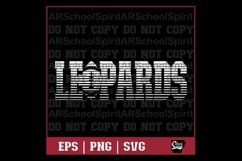 Leopards Football Strikethrough Product Image 1