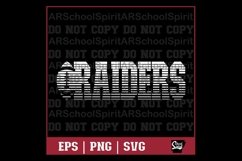 Raiders Football Strikethrough Product Image 1