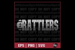 Rattlers Football Strikethrough Product Image 1