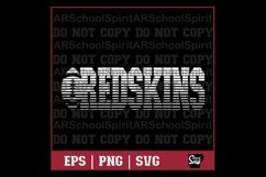 Redskins Football Strikethrough Product Image 1