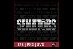 Senators Football Strikethrough Product Image 1
