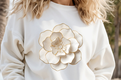 Paper flowers sublimation design png | Cute floral clipart Product Image 2