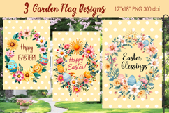 Easter Garden Flag Sublimation BUNDLE |Cute Religious Easter Product Image 6
