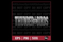 Thunderbirds Football Strikethrough Product Image 1