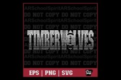 Timberwolves Football Strikethrough Product Image 1