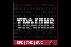 Trojans Football Strikethrough Product Image 1
