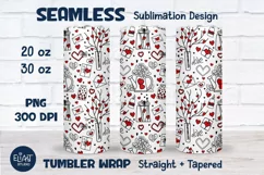 Tumbler Wrap Sublimation | Seamless Tumbler Wrap 20 30 OZ Product Image 1