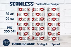 Tumbler Wrap Sublimation | Seamless Tumbler Wrap 20 30 OZ Product Image 1
