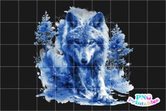 Watercolor Wolf PNG Product Image 3