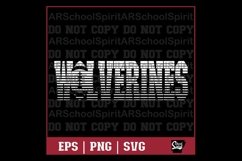 Wolverines Football Strikethrough Product Image 1