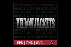 Yellowjackets Football Strikethrough Product Image 1