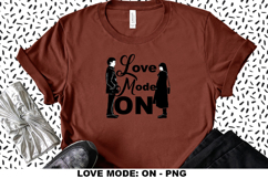 Sublimation Design: Love Mode: On Product Image 1