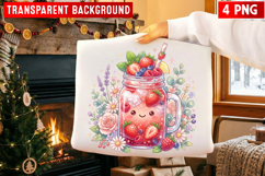 Cute Summer PNG | Tropical Drinks, Berry Juice &amp; Toucan Product Image 2