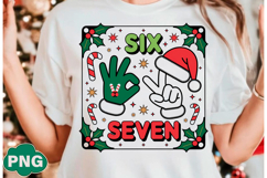 Christmas Six Seven Png, Funny 6 7 Png, Product Image 1