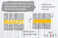 Color Guard SVG | Color Guard Template 0010 Product Image 2
