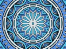 M50 - Layered Mandala SVG File, Cut file Mandala dxf Product Image 10