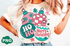 Ho Ho Merry Christmas Ornaments PNG Product Image 2