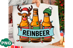 Beer Christmas, Funny Christmas PNG Product Image 3