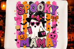 Preppy Spooky Mama Ghost PNG Product Image 1
