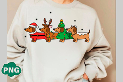 Christmas Dachshund PNG Dog Lover PNG Product Image 3