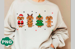 Christmas Dachshund PNG Dog Lover PNG Product Image 3