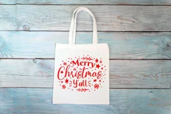Christmas SVG Merry Christmas Y'all Cricut Quote Product Image 3