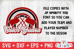 Color Guard SVG | Color Guard Template 0012 Product Image 2