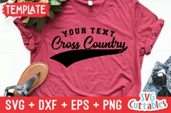 Cross Country SVG | Cross Country Template 0012 | Shirt SVG Product Image 1
