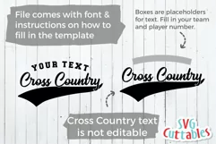 Cross Country SVG | Cross Country Template 0012 | Shirt SVG Product Image 2