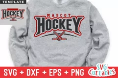 Hockey SVG | Hockey Template 0012 | Shirt Design Product Image 1