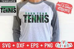 Tennis SVG | Tennis Template 0012 | Shirt Design Product Image 1