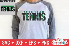 Tennis SVG | Tennis Template 0012 | Shirt Design Product Image 2